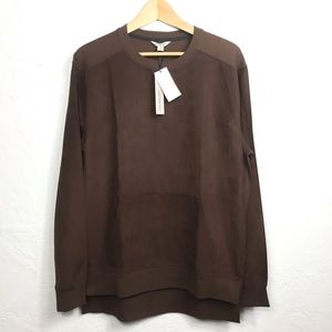 NWT Calvin Klein Brown Long Sleeve Shirt Size M
